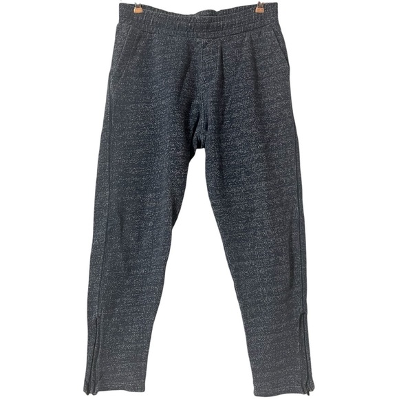 PACT Organic Cotton Zippered Ankles Jogger Sweatpants in Blue Sz S Relaxed Fit - Picture 1 of 15